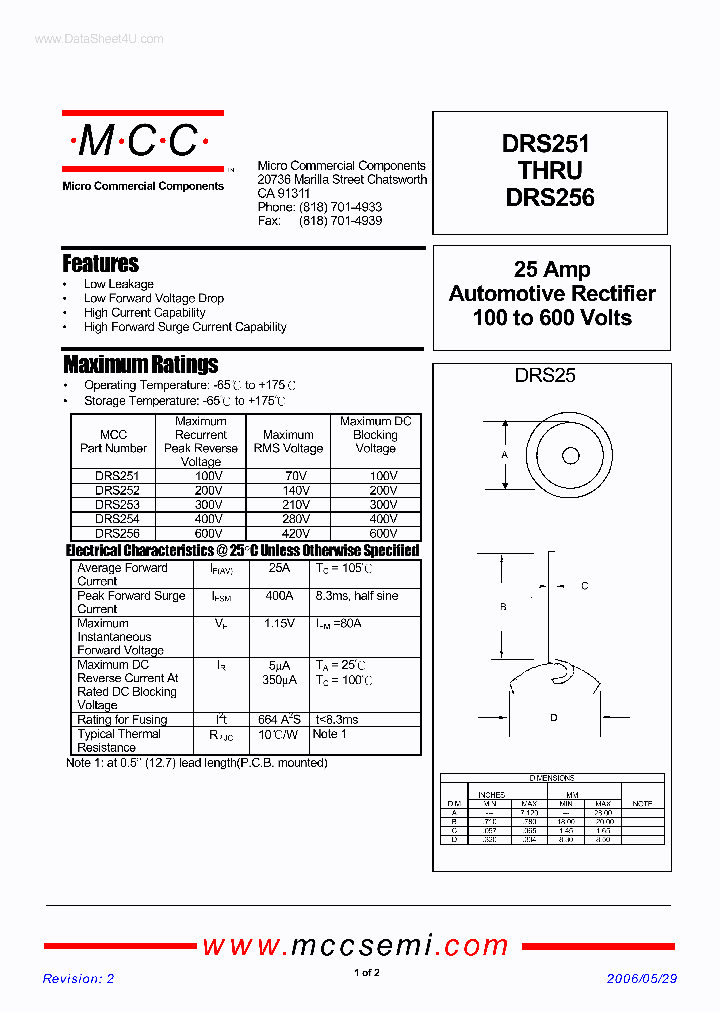 DRS251_1642369.PDF Datasheet