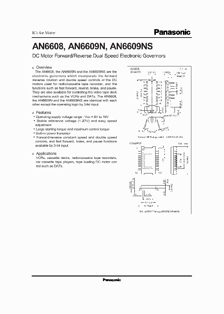 AN6608AN6609NAN6609NS_1048380.PDF Datasheet