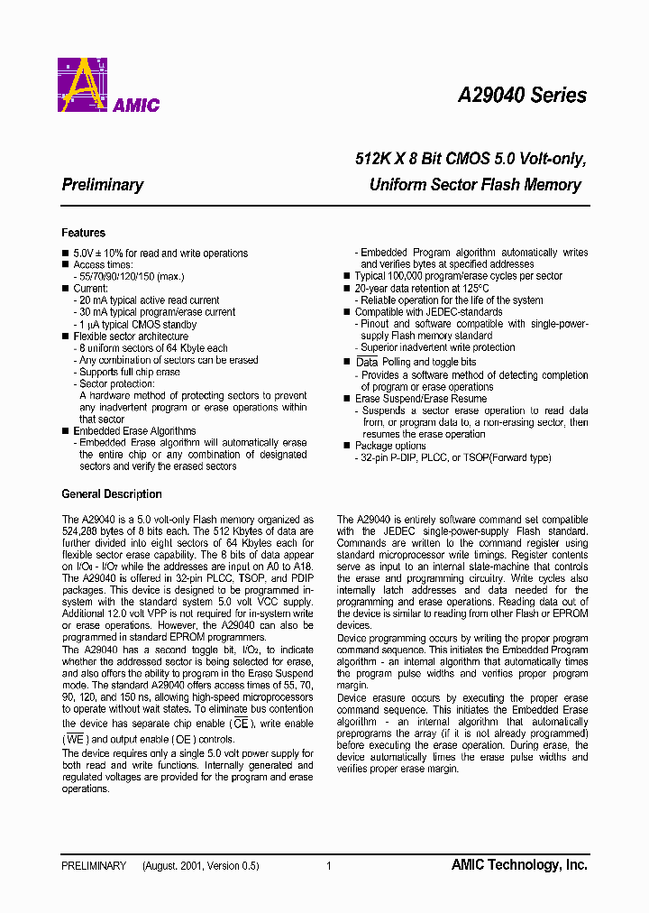 A29040L-55_1046340.PDF Datasheet