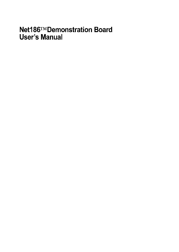 NET186_1064825.PDF Datasheet