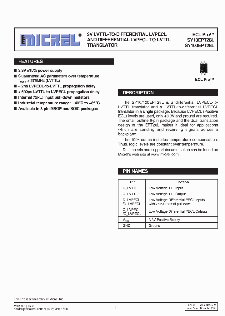 SY10EPT28L_1071705.PDF Datasheet