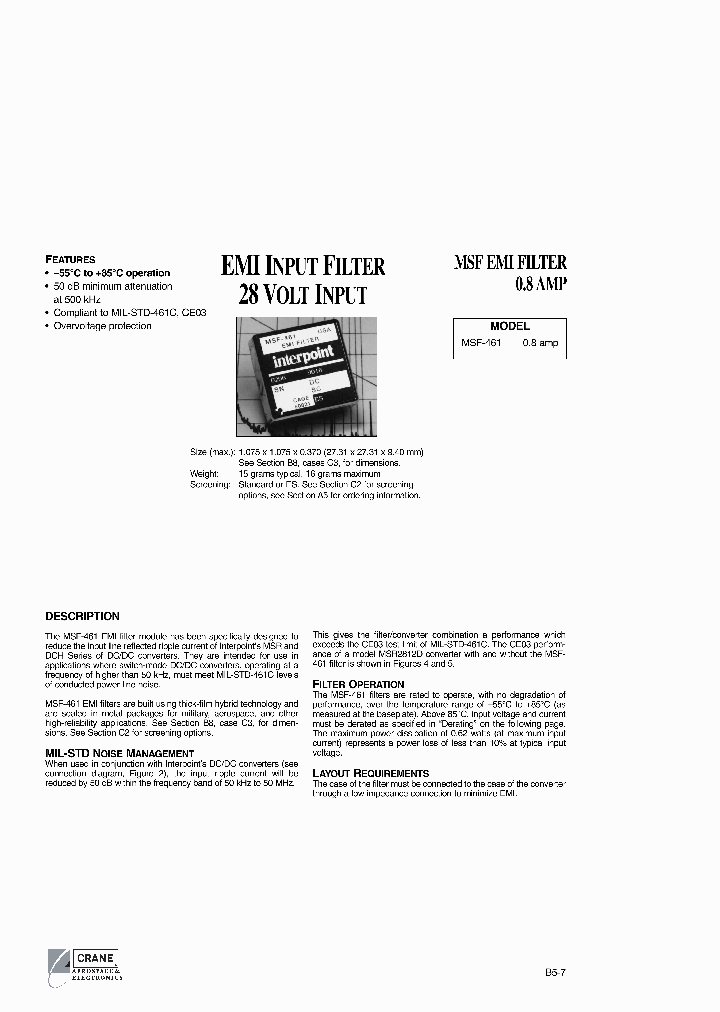 MSF-461_1082332.PDF Datasheet