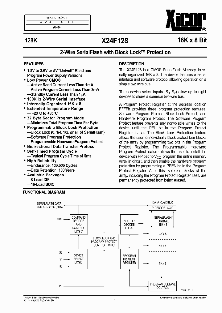 X24F128_1082202.PDF Datasheet