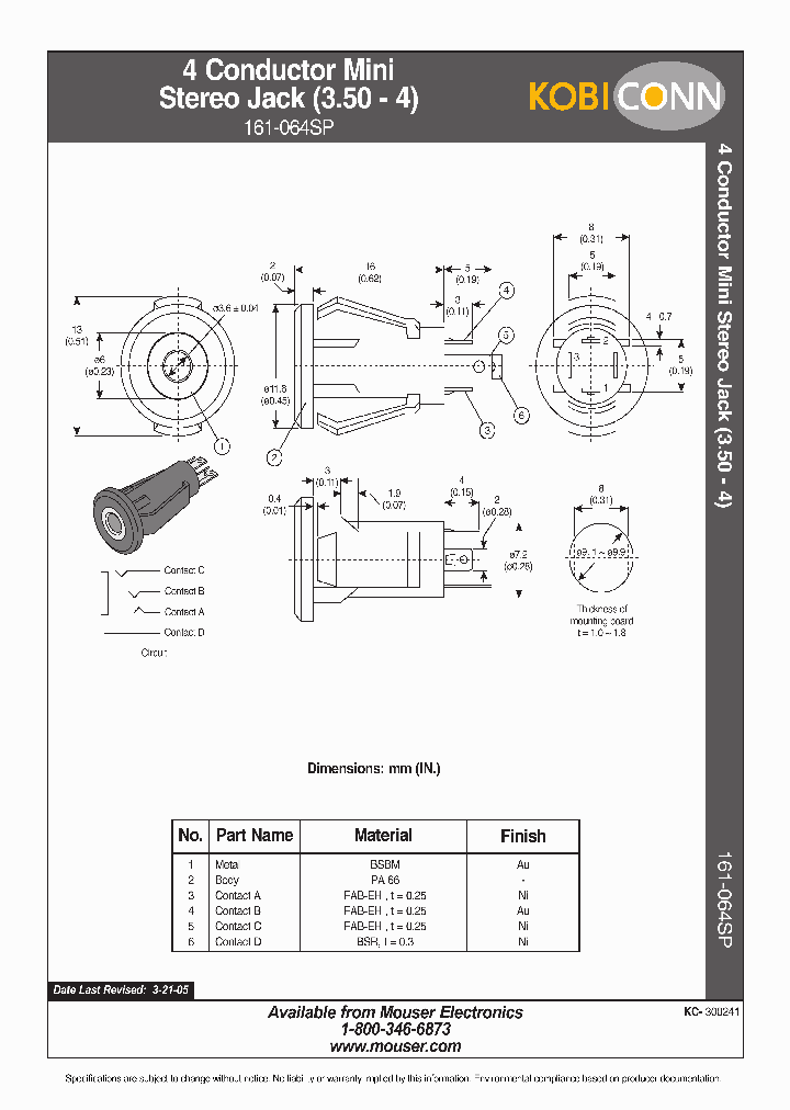 161-064SP_1085205.PDF Datasheet