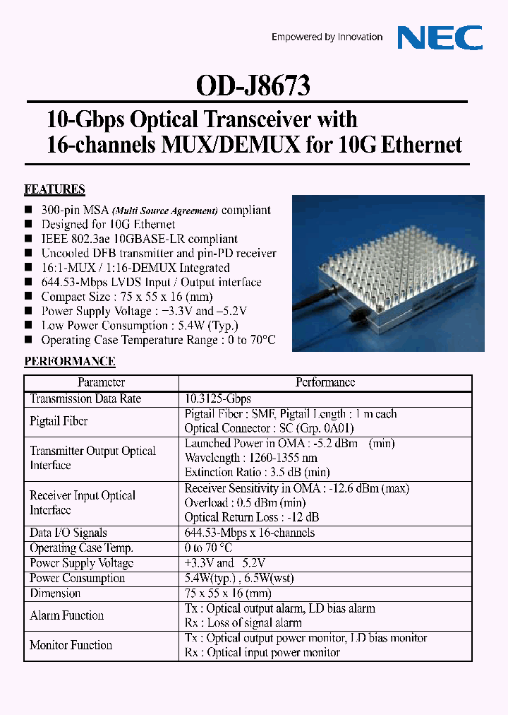 OD-J8673-0A11_1097398.PDF Datasheet