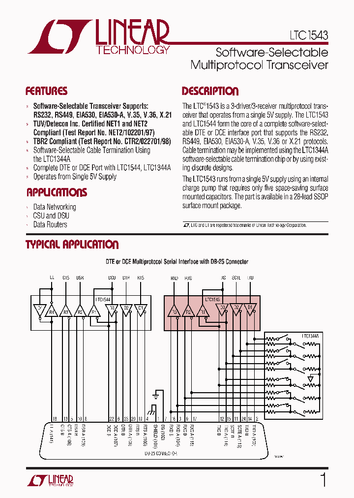 LTC1543_1115075.PDF Datasheet