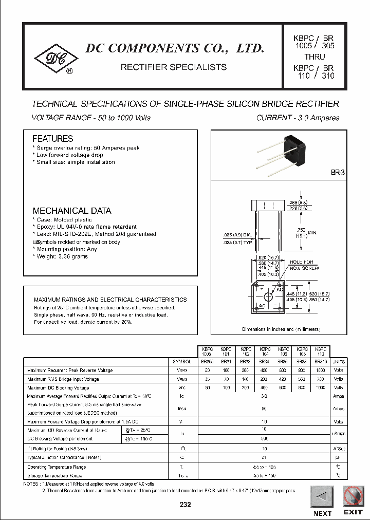 KBPC106_1113079.PDF Datasheet