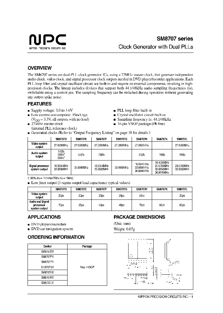 SM8707HV_1117988.PDF Datasheet