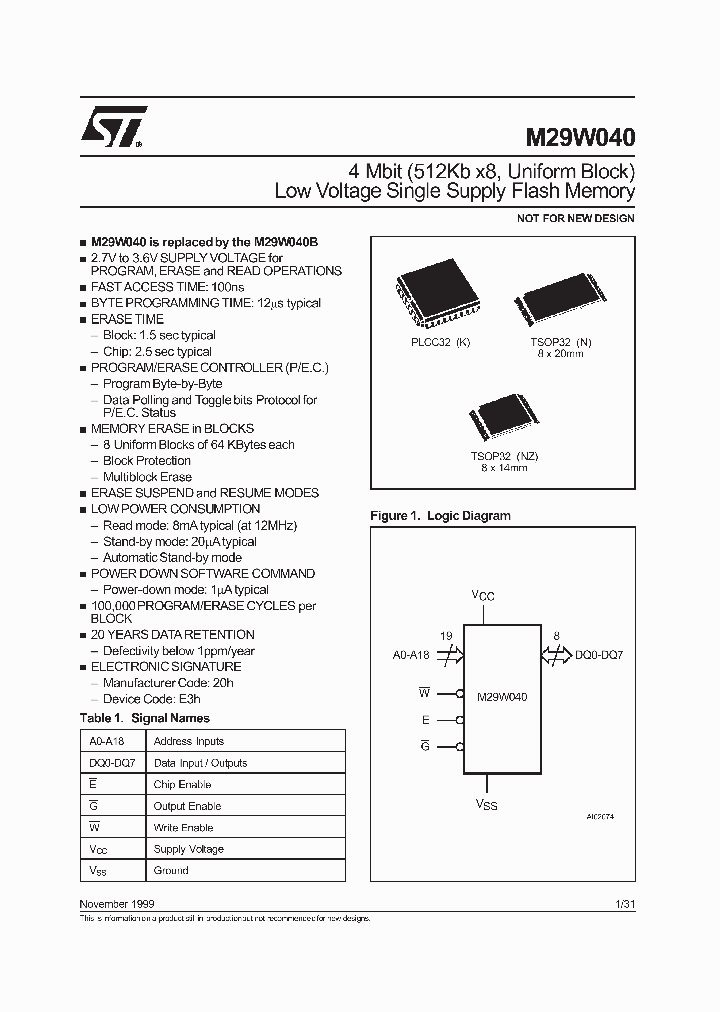 29W040_1112754.PDF Datasheet