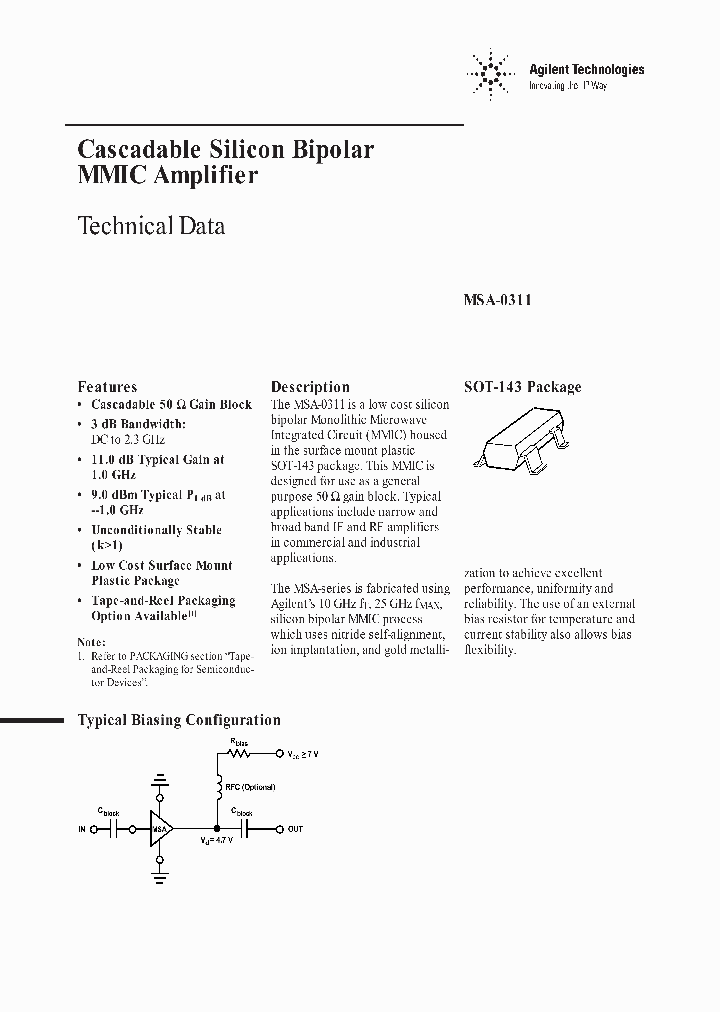 MSA-0311_1123517.PDF Datasheet