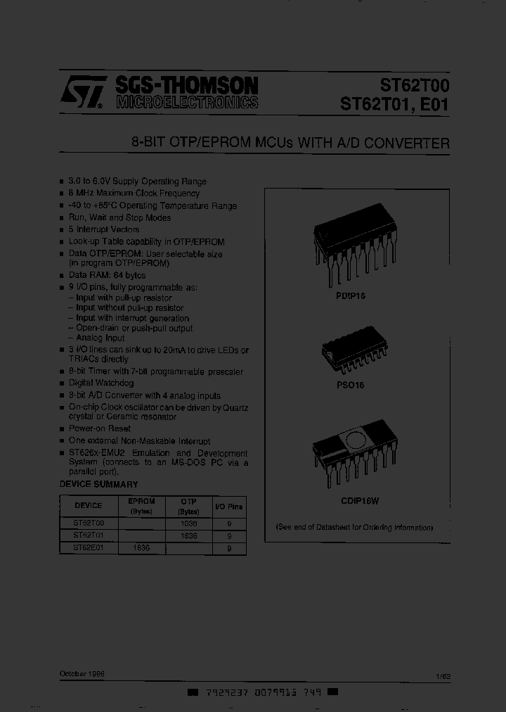 ST62T00B6HWD_1133599.PDF Datasheet