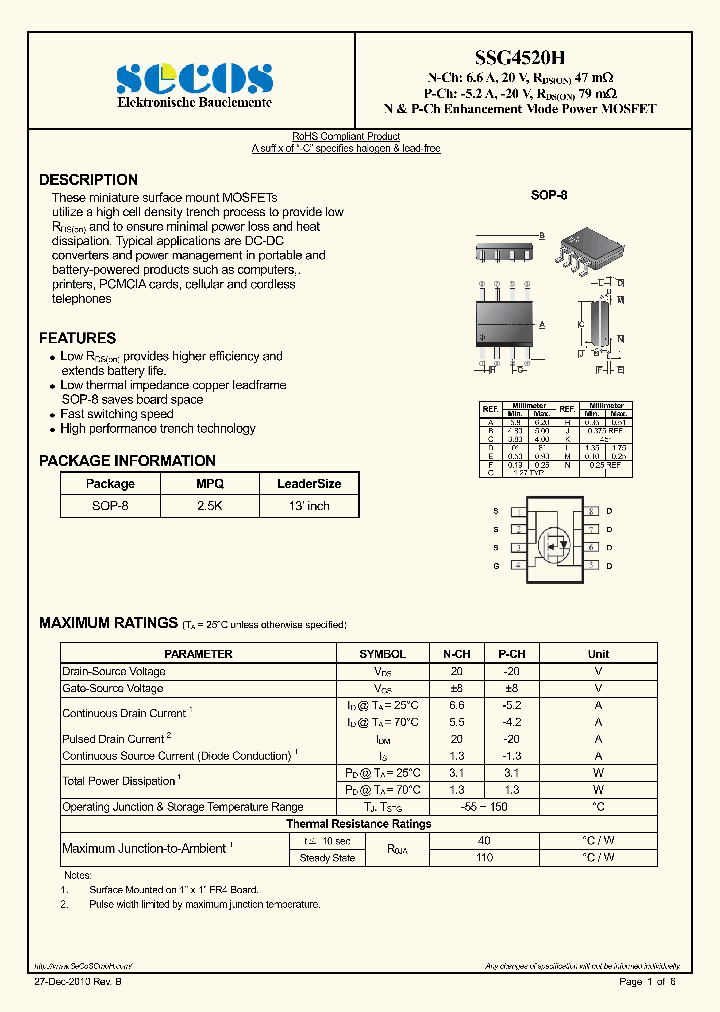 SSG4520H_1684992.PDF Datasheet