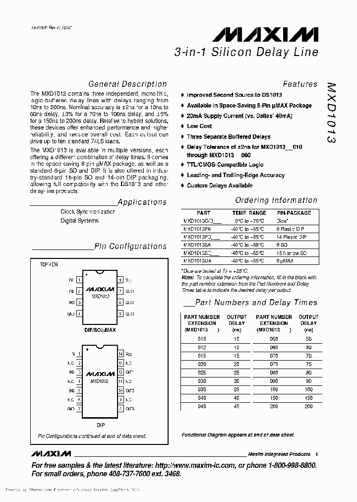 MXD1013SA150_1162392.PDF Datasheet