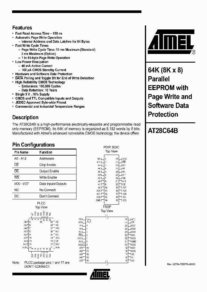 AT28C64B_1691163.PDF Datasheet