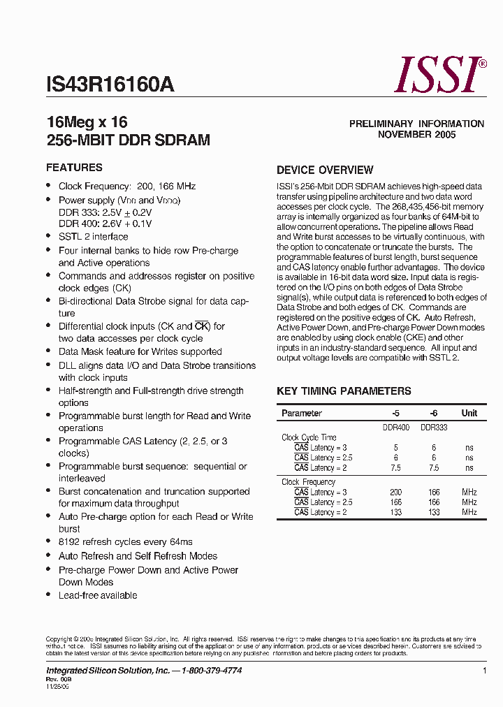 IS43R16160A_1152094.PDF Datasheet