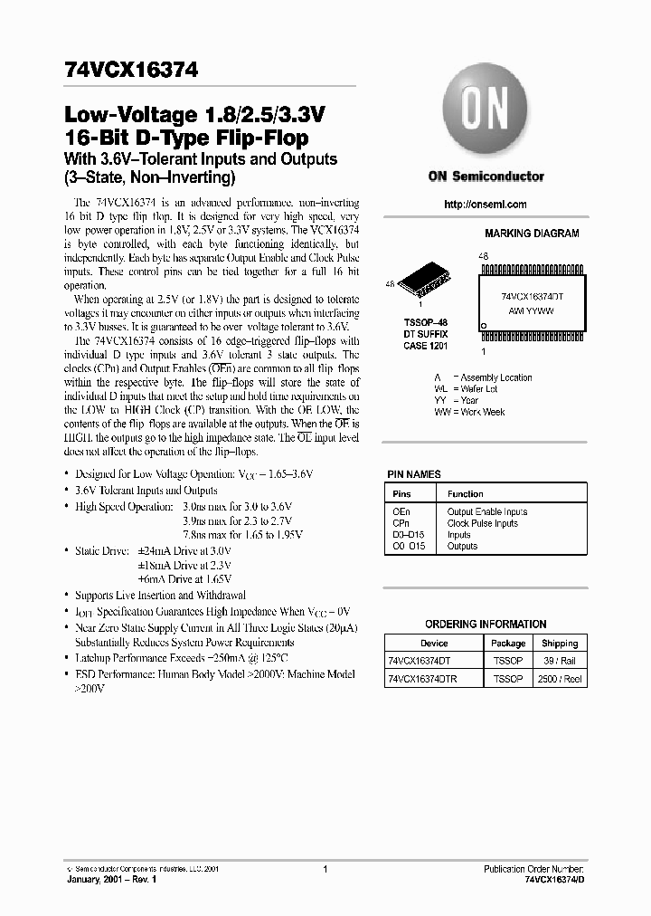 74VCX16374-D_1694385.PDF Datasheet