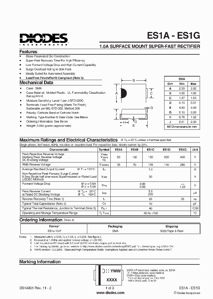 ES1G-13-F_1194060.PDF Datasheet