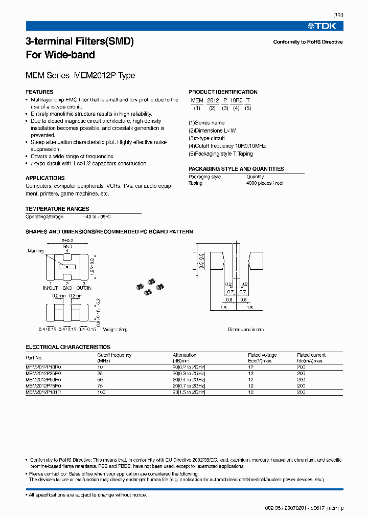 MEM2012P101R_1159791.PDF Datasheet