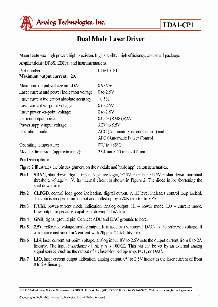 LDA1-CP1_1705037.PDF Datasheet