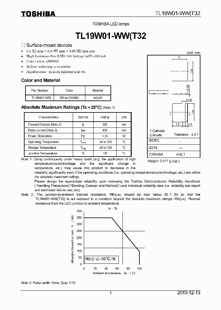 TL19W01-WW-T32_1707950.PDF Datasheet