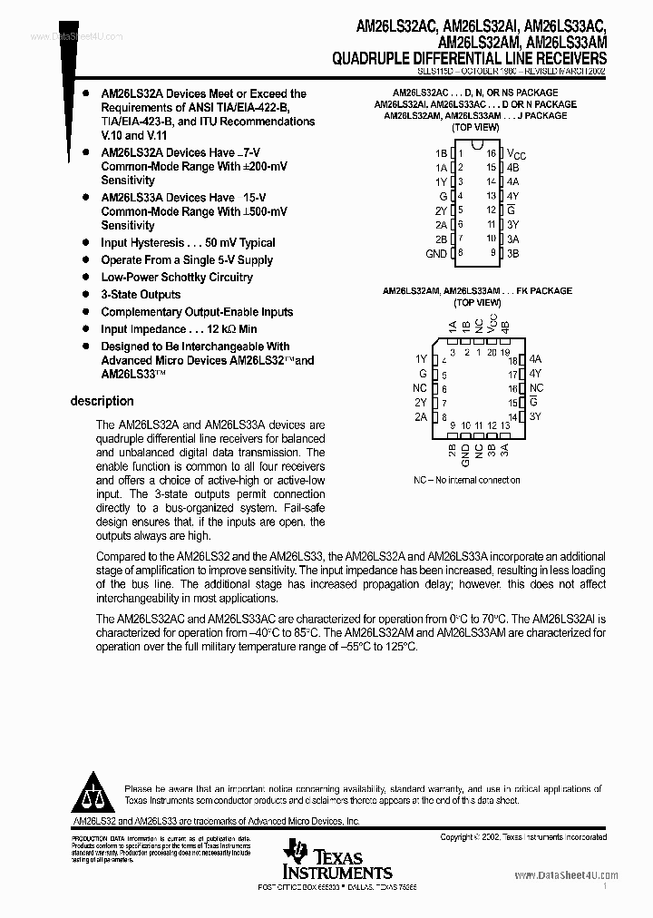 26LS33AC_1708407.PDF Datasheet