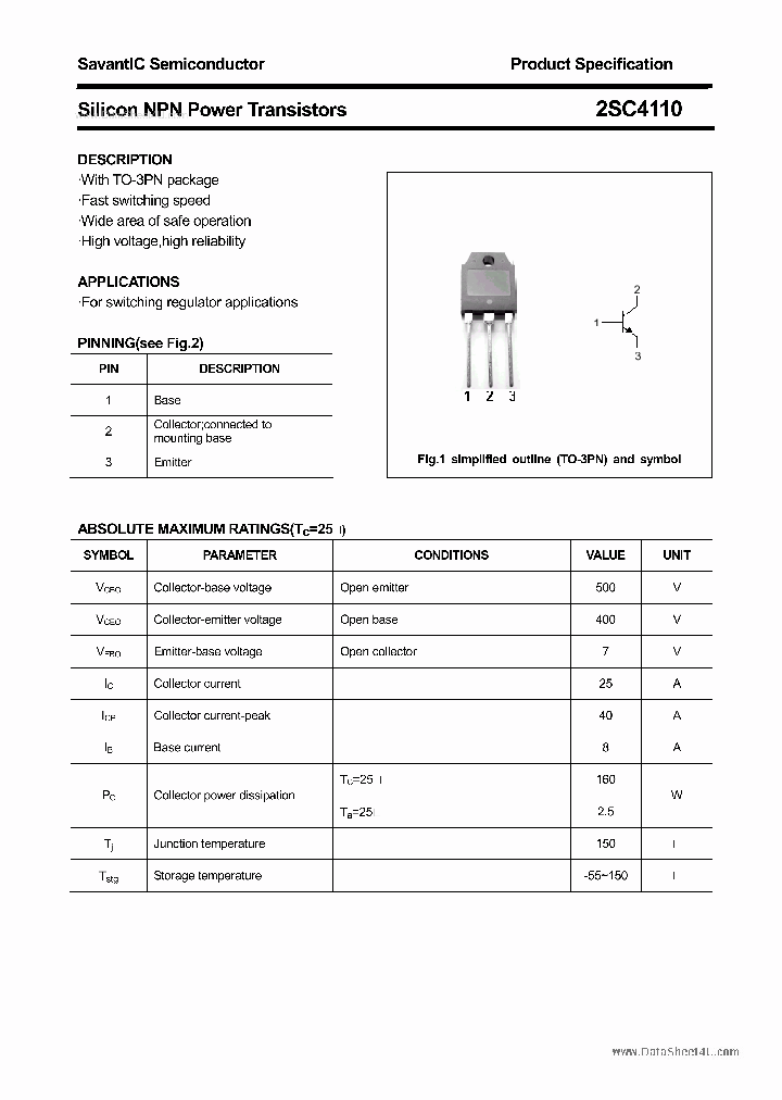 2SC4110_1709693.PDF Datasheet