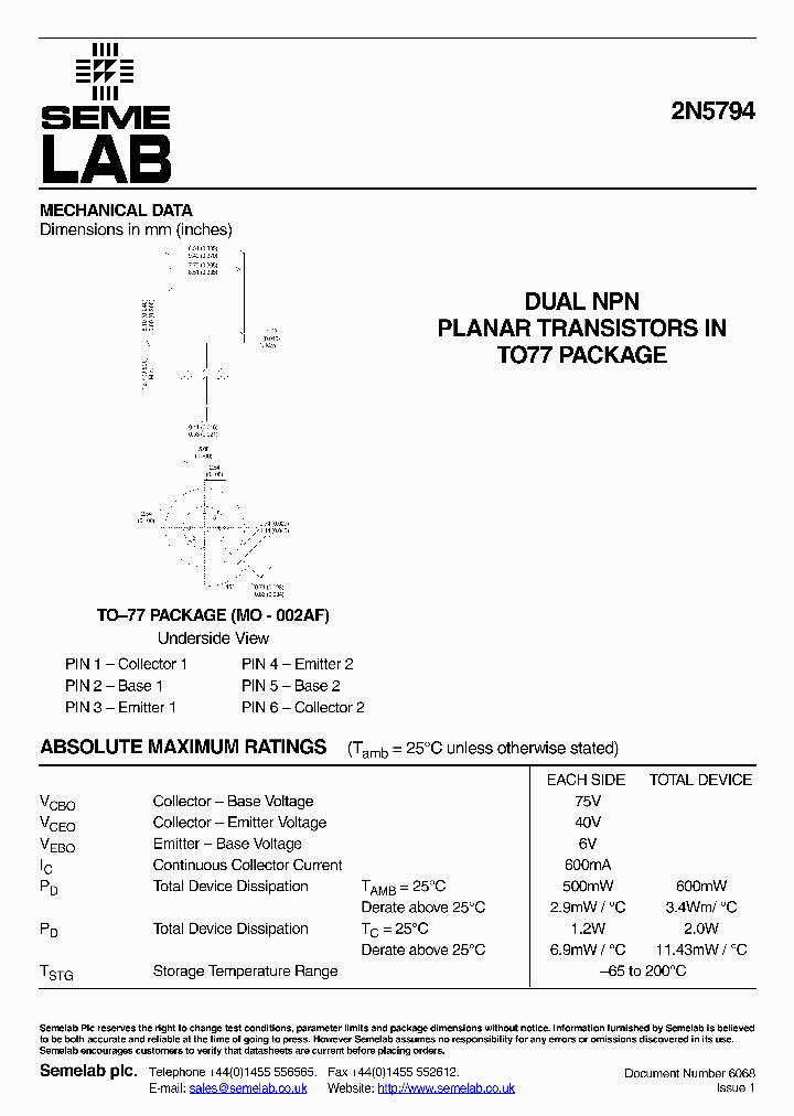 2N5794_1713688.PDF Datasheet