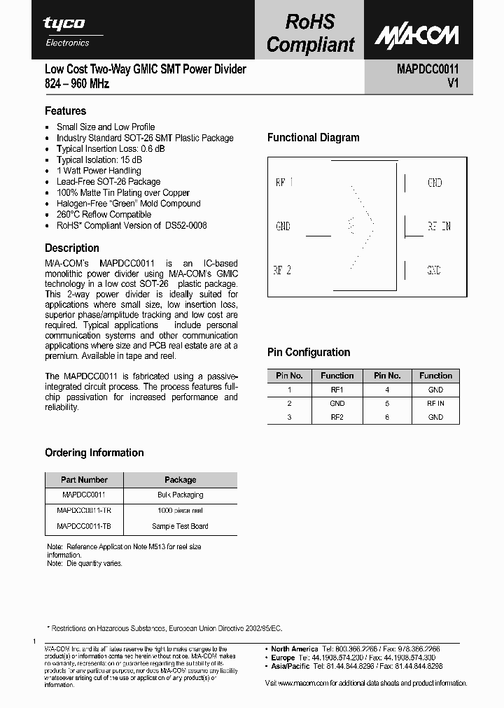 MAPDCC0011-TB_1715457.PDF Datasheet