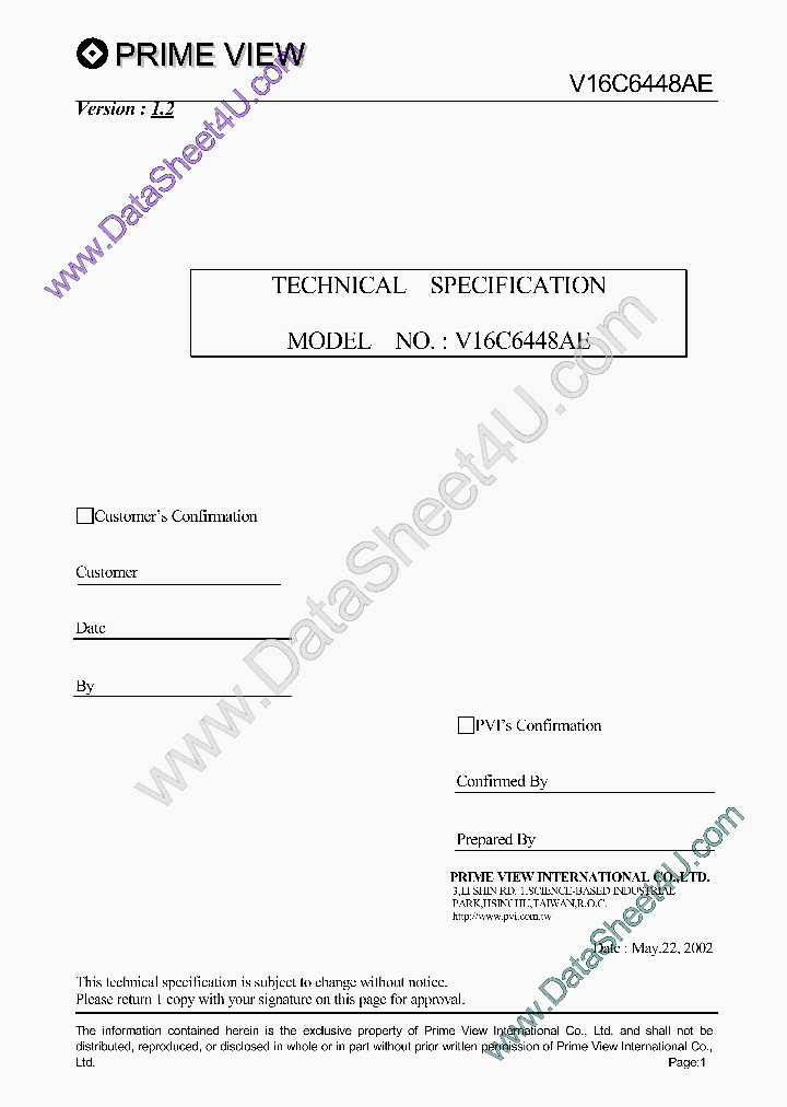 V16C6448AE_1725755.PDF Datasheet