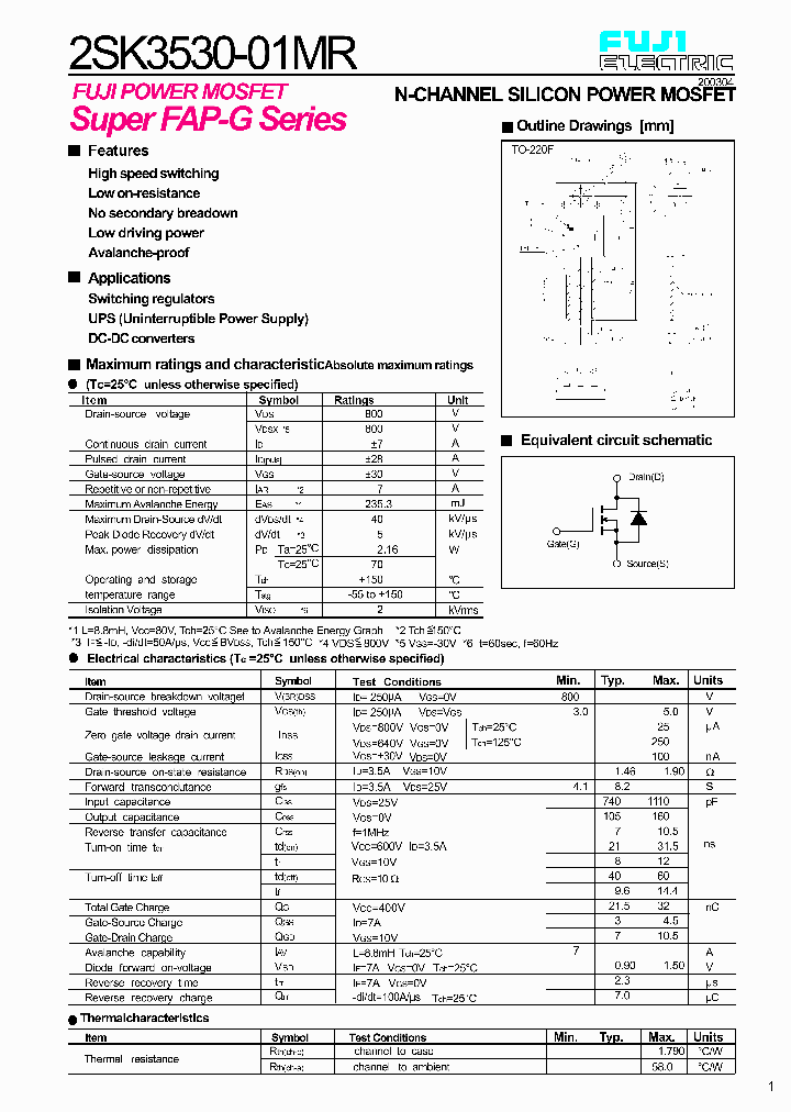 2SK3530-01MR_1736409.PDF Datasheet