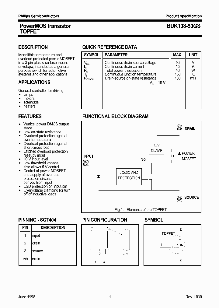 BUK108-50GS_1739333.PDF Datasheet