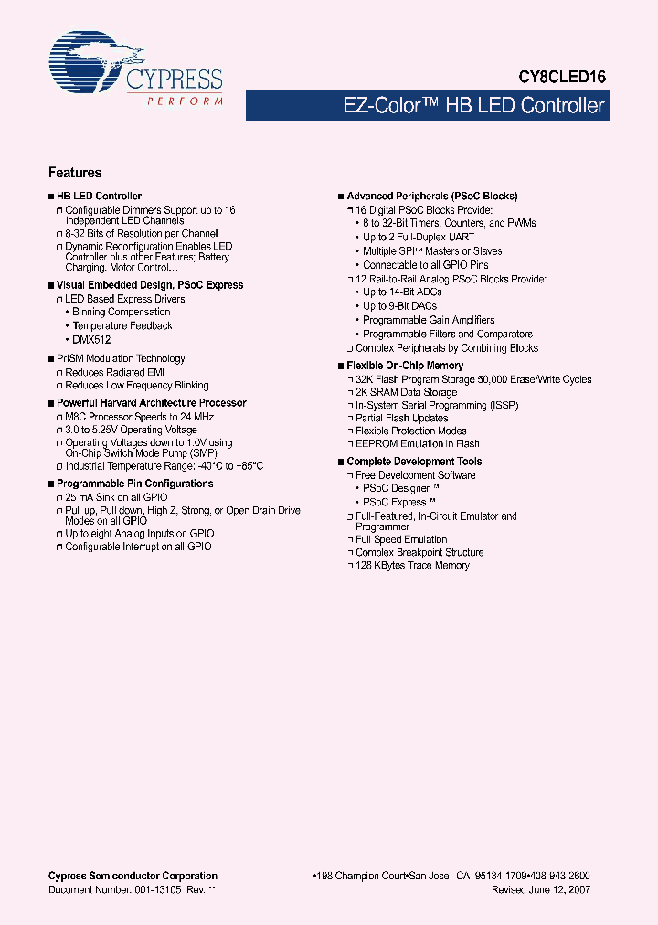 CY8CLED16-28PVXI_1742071.PDF Datasheet