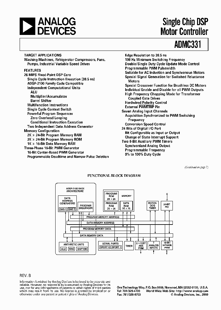 ADMC331-PB_1442808.PDF Datasheet