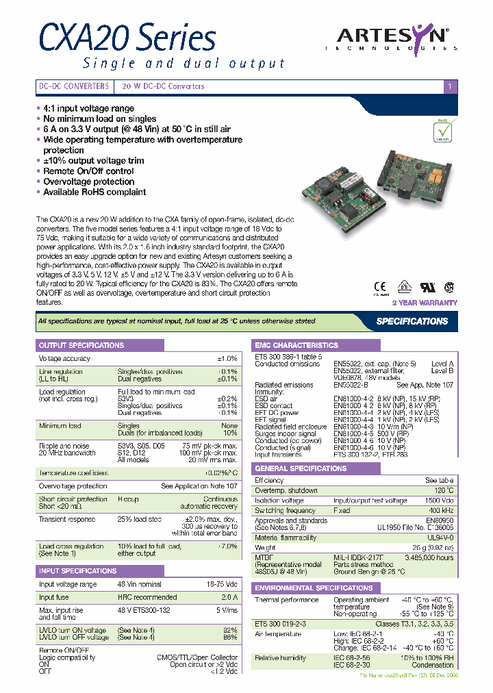 CXA20-48D05J_1744129.PDF Datasheet