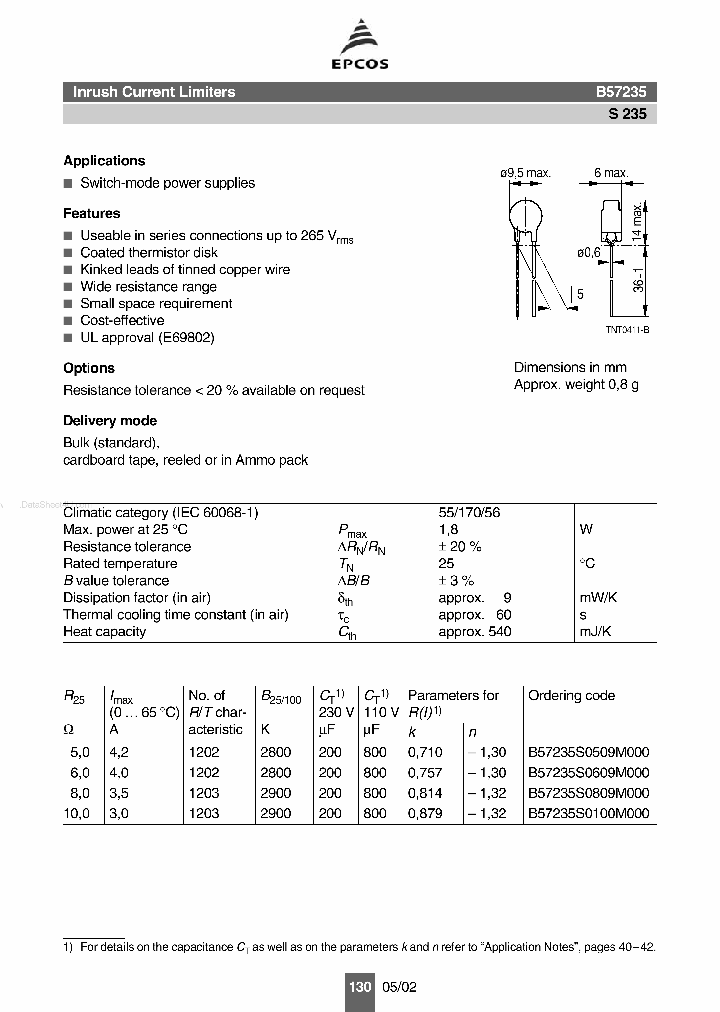 B57235_1758512.PDF Datasheet