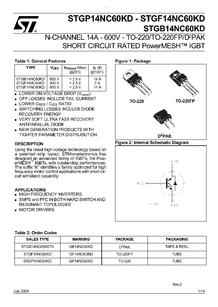 STGB14NC60KD_1763523.PDF Datasheet