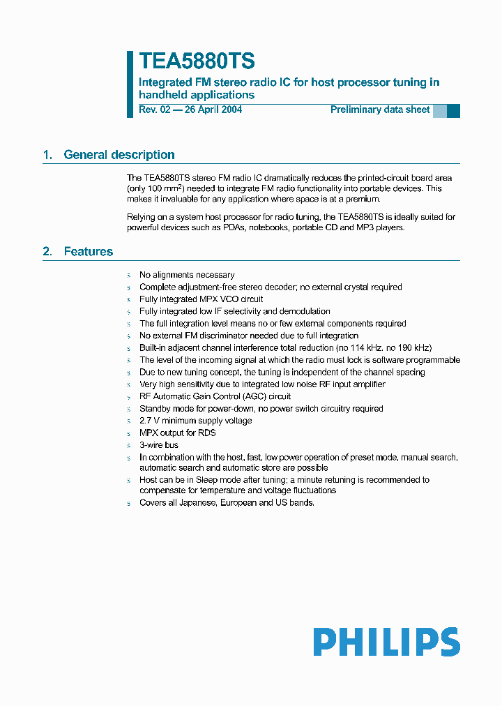 TEA5880TS_1763073.PDF Datasheet