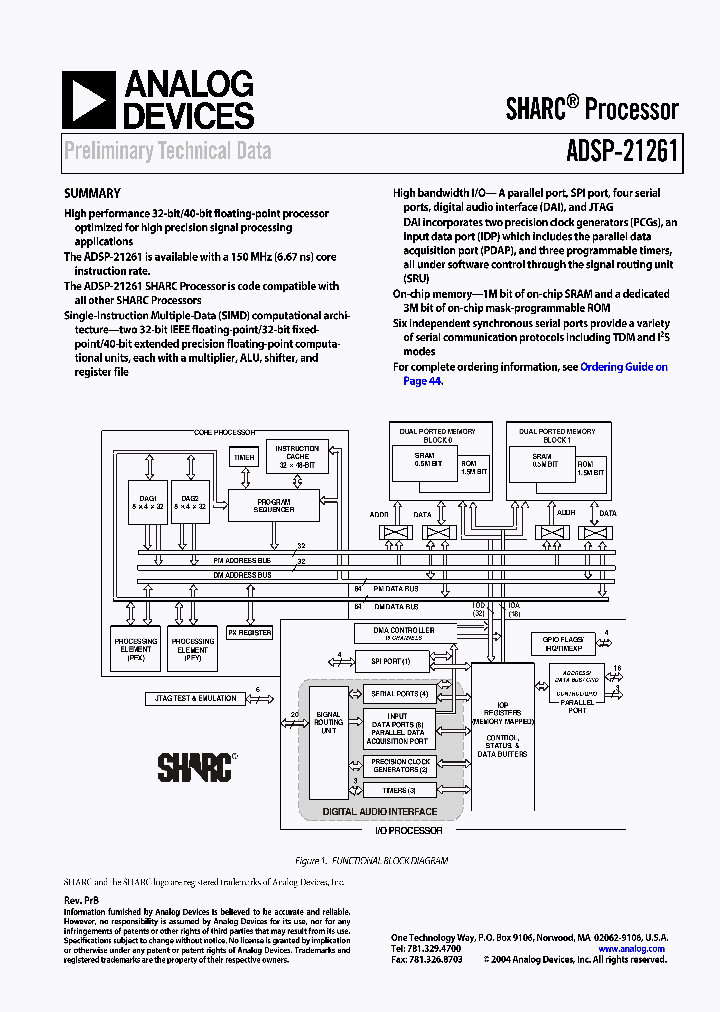 ADSP-21261SBBC-150_1770490.PDF Datasheet