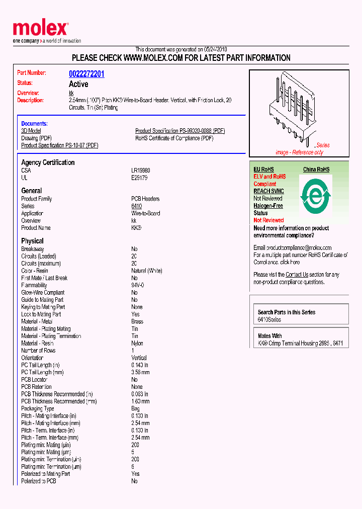 22-27-2201_1783335.PDF Datasheet