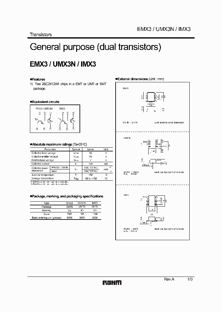 UMX3NTR_1485464.PDF Datasheet