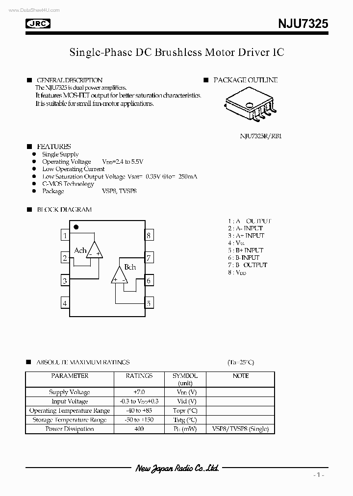 NJU7325_1797031.PDF Datasheet