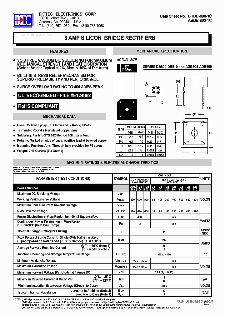 DB800_1785940.PDF Datasheet