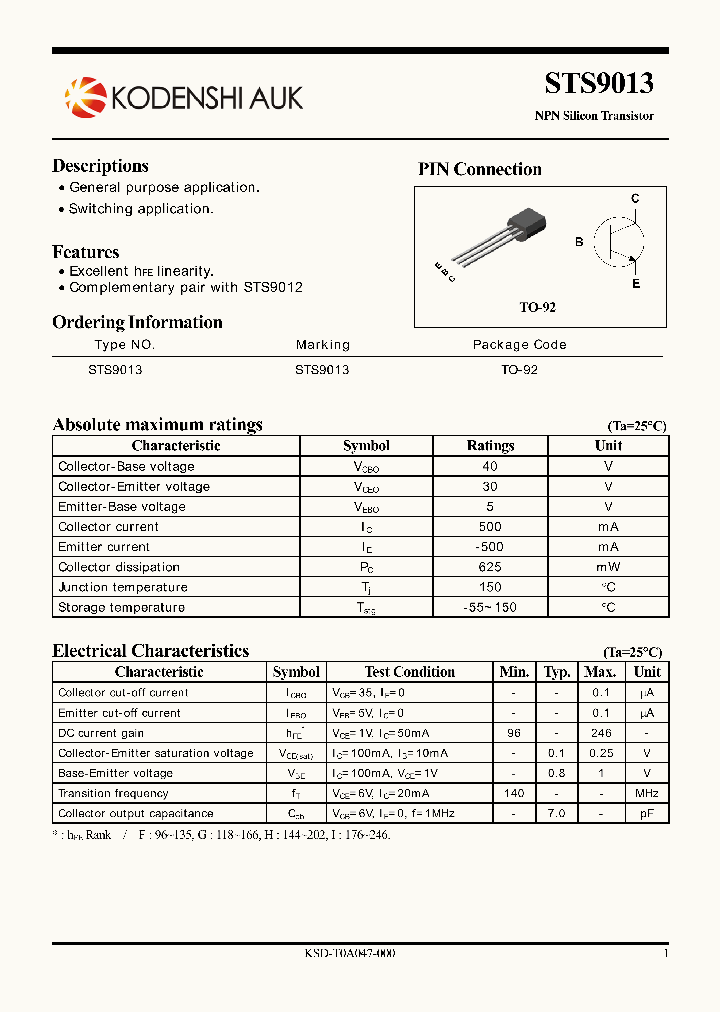 STS9013_1805865.PDF Datasheet