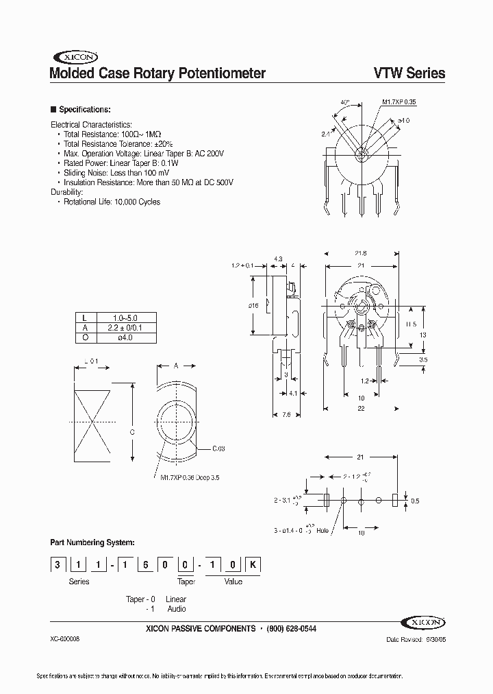 311-1600-1M_1605260.PDF Datasheet