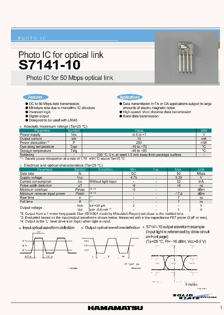 S7141-10_1663052.PDF Datasheet