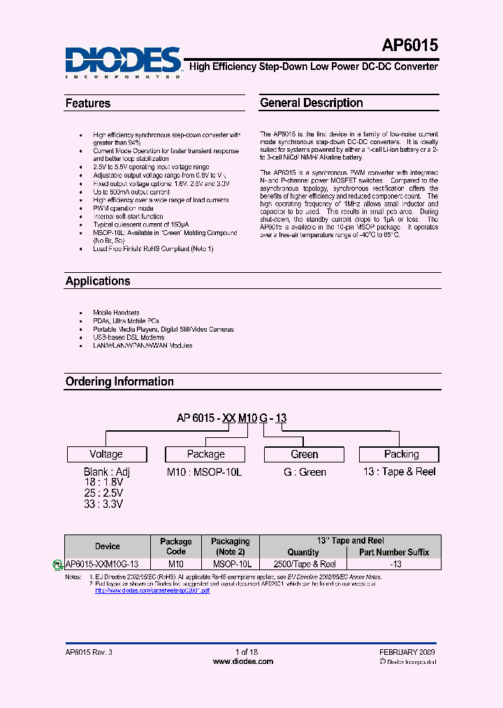 AP601509_1850159.PDF Datasheet