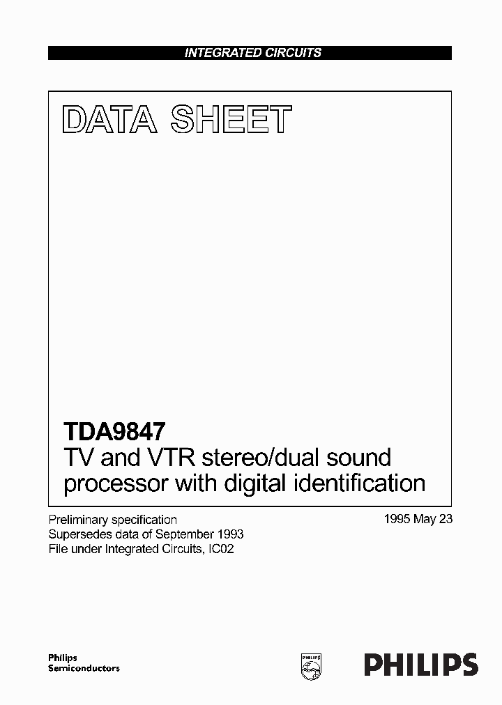 TDA9847_1856990.PDF Datasheet