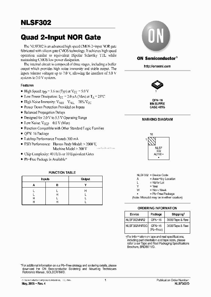 NLSF302_1868833.PDF Datasheet