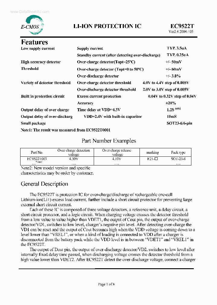 EC9522T_1875479.PDF Datasheet