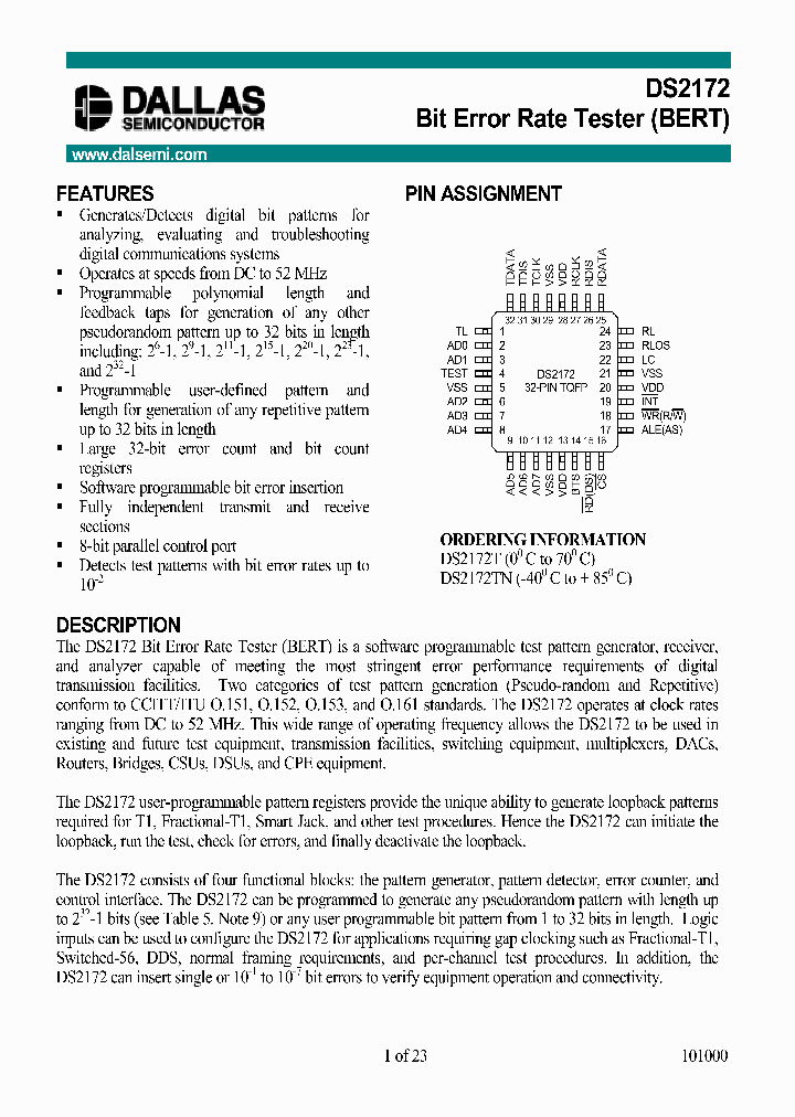 DS2172_1896570.PDF Datasheet